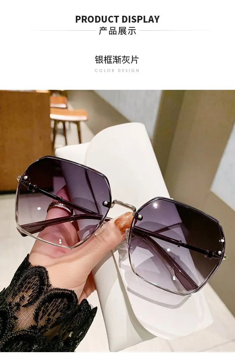 Women UV400 Large Frame Sunglasses Summer β feature 7