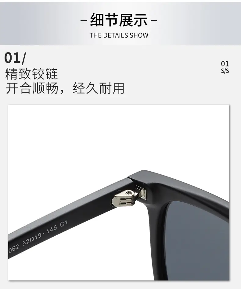 Black Polarized Women Sun Glasses UV400 — feature 4