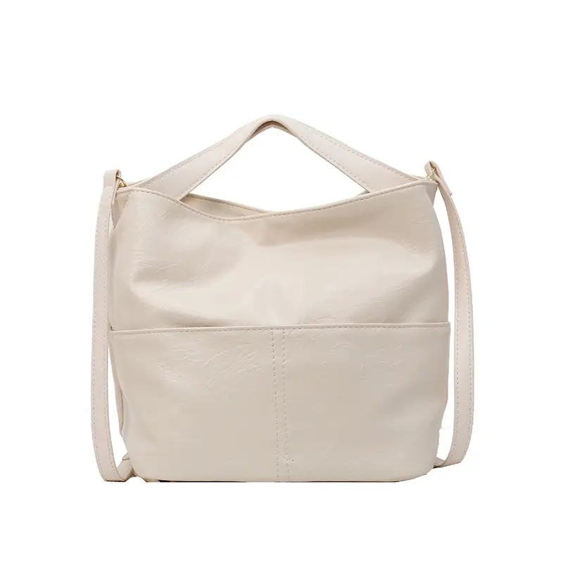 Women's Large Capacity Crossbody Tote Bag Beige 2026