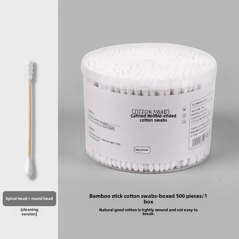 Double-headed cotton swab 3mm for makeup removal and ear cleaning - Image 3