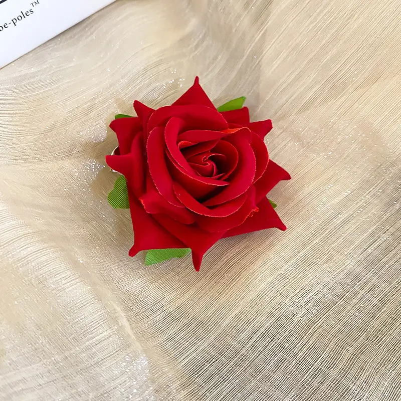 Rose Flower Hair Clip for Women, Brown, All-match - Image 14