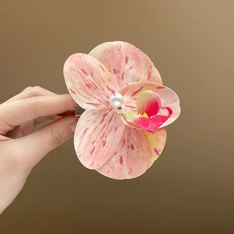 Rose Flower Hair Clip for Women, Brown, All-match - Image 17