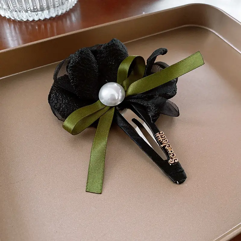 Rose Flower Hair Clip for Women, Brown, All-match - Image 18