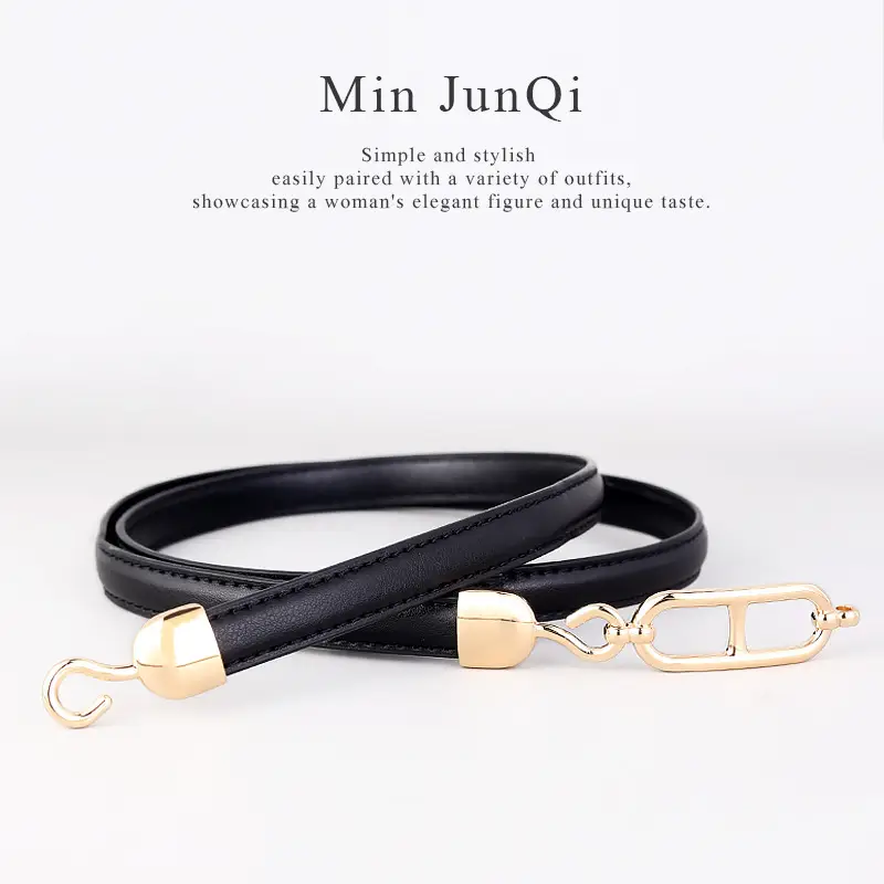 Women's No-Punch Buckle Belt Tan 2025 New Style - Image 4