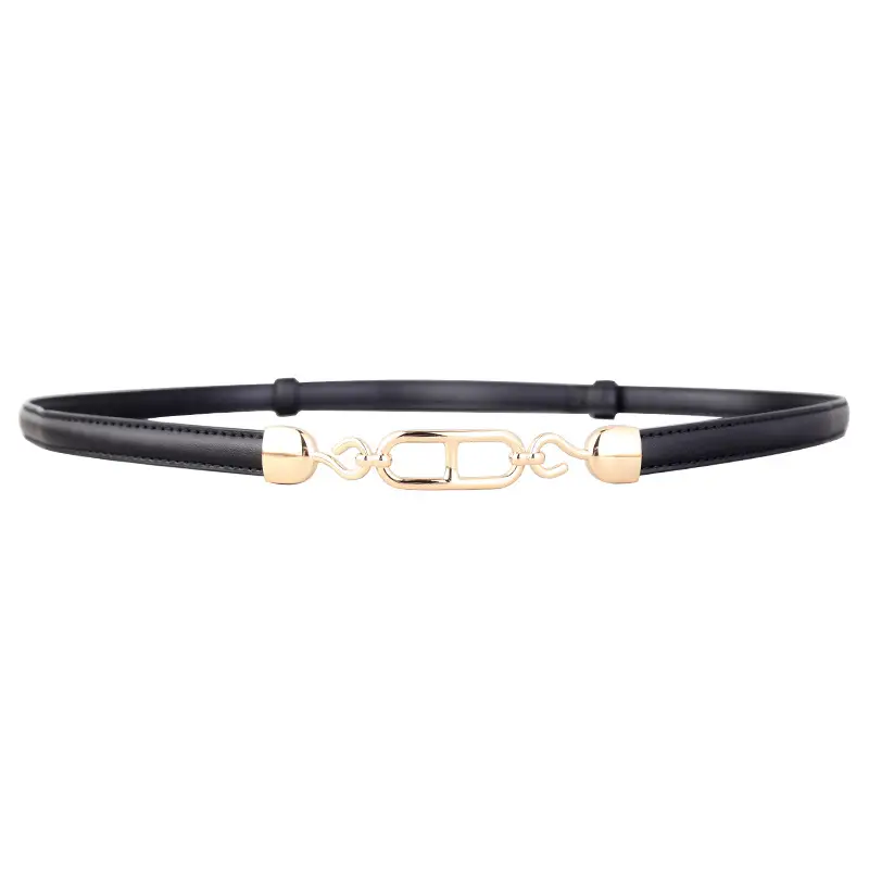 Women's No-Punch Buckle Belt Tan 2025 New Style - Image 8