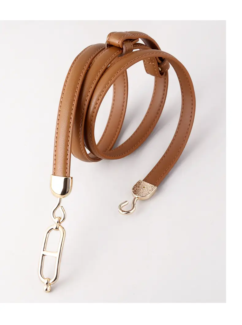 Women's No-Punch Buckle Belt Tan 2025 New Style — feature 29