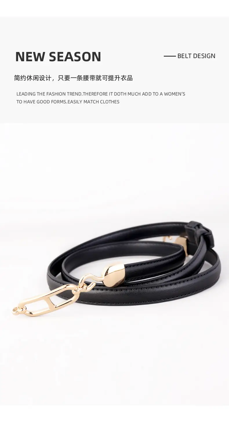 Women's No-Punch Buckle Belt Tan 2025 New Style — feature 31