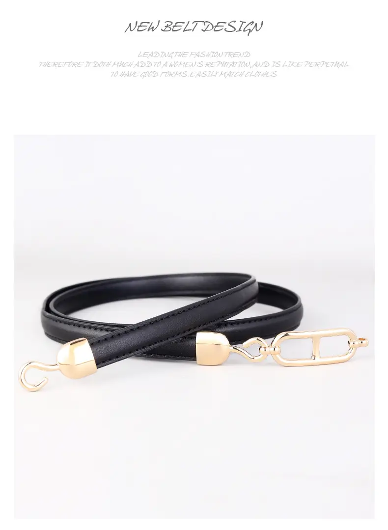Women's No-Punch Buckle Belt Tan 2025 New Style — feature 37