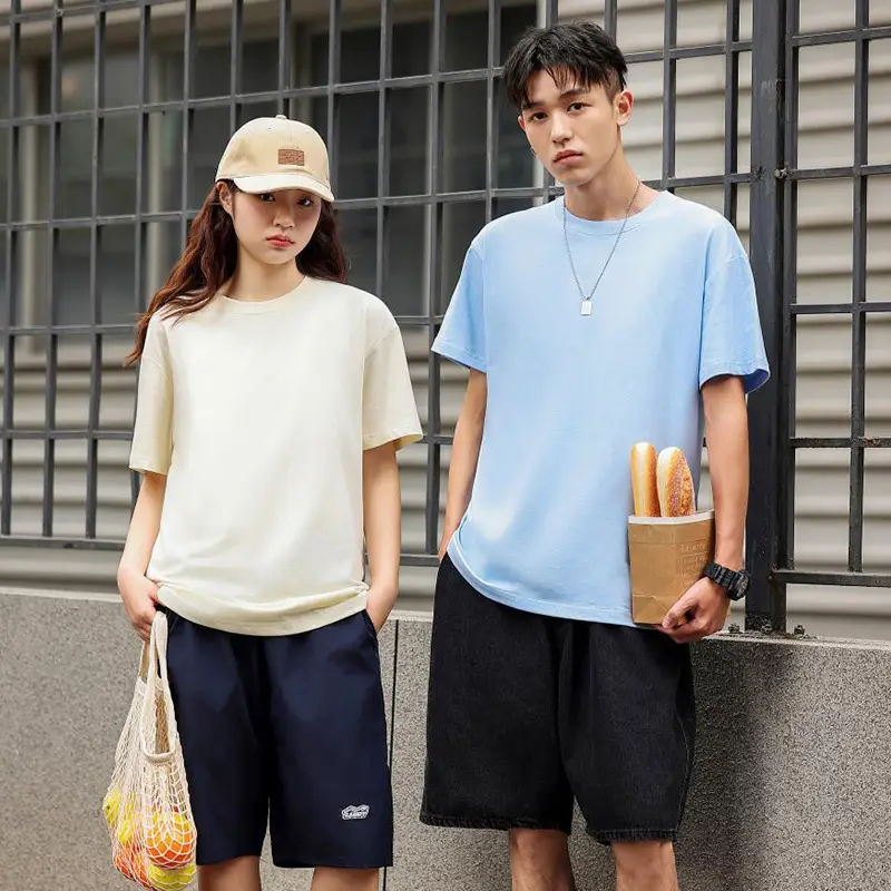 Men Cotton T-Shirt Olive Green Round Neck Short Sleeve - Image 14