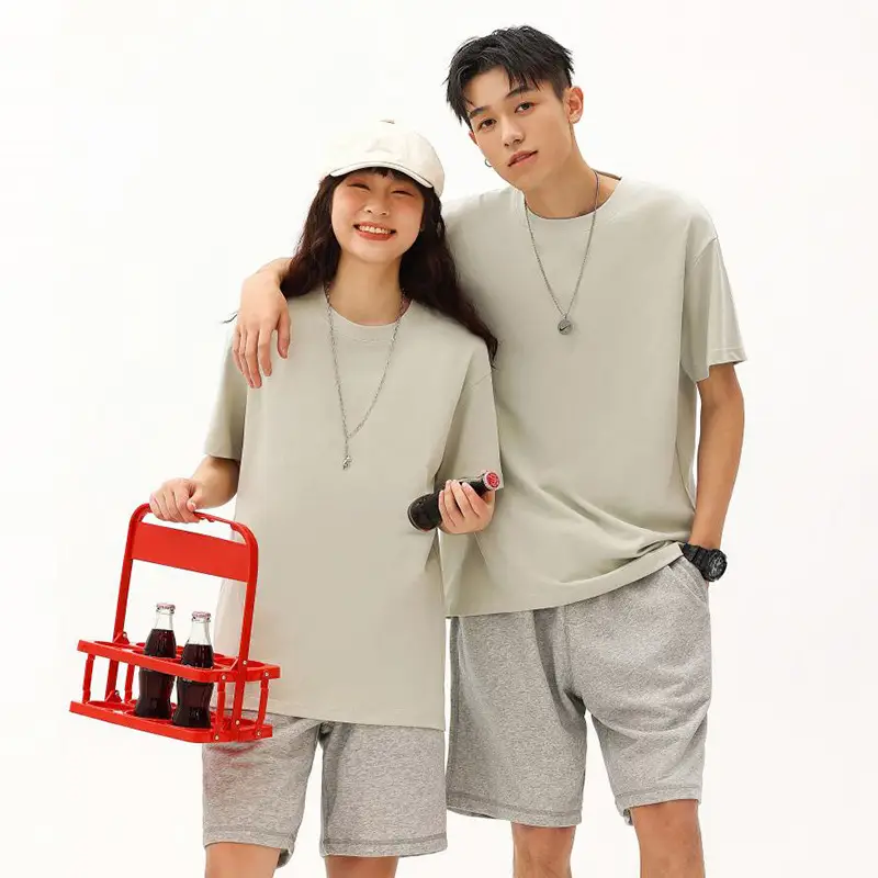 Men Cotton T-Shirt Olive Green Round Neck Short Sleeve - Image 15