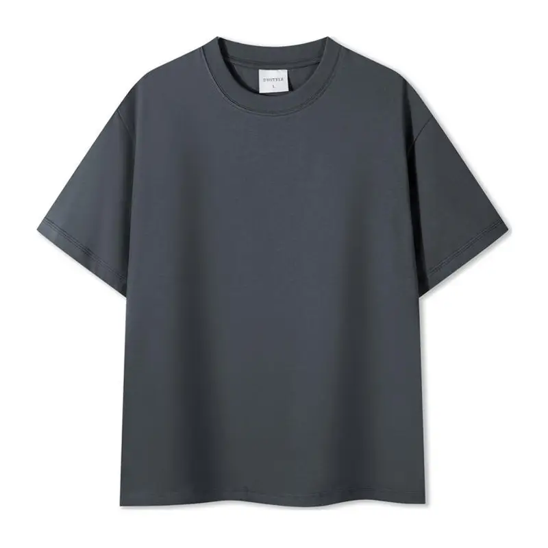 Men Cotton T-Shirt Olive Green Round Neck Short Sleeve - Image 16