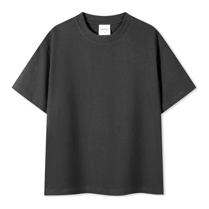 Men Cotton T-Shirt Olive Green Round Neck Short Sleeve - Image 2