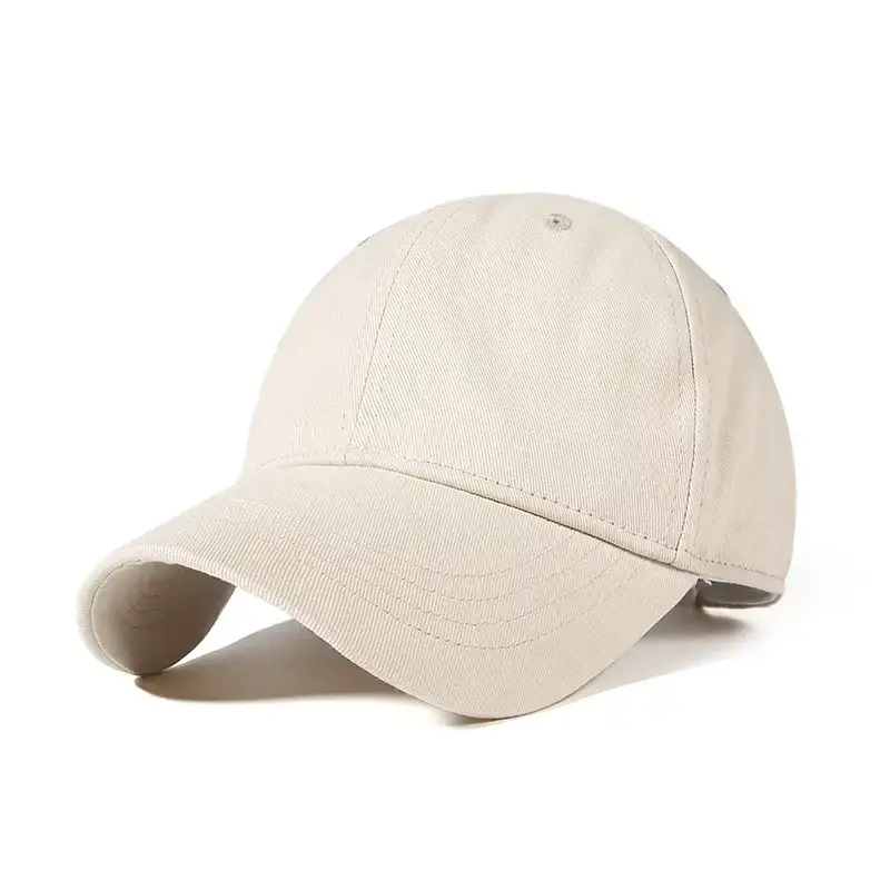Women's Brown Cotton Baseball Cap with Back Closure - Image 6