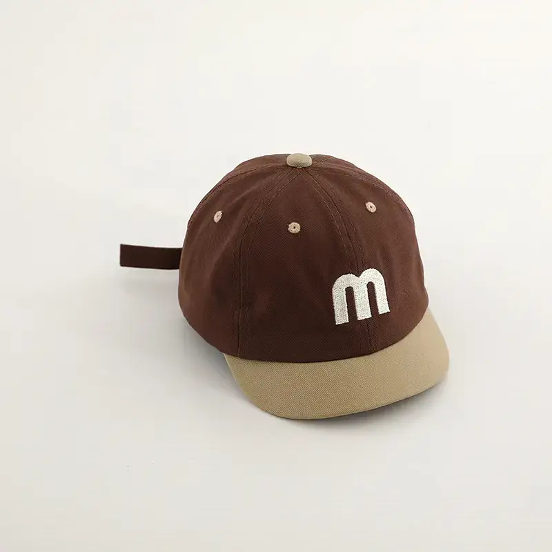 Baby Letter M Cap Beige Spring Autumn Korean Fashion