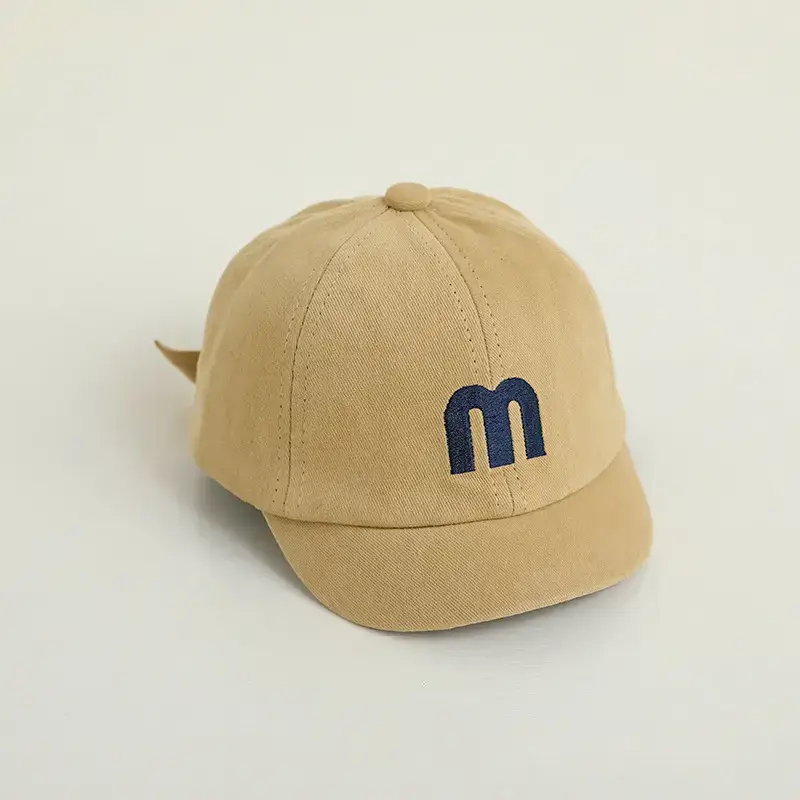 Baby Letter M Cap Beige Spring Autumn Korean Fashion
