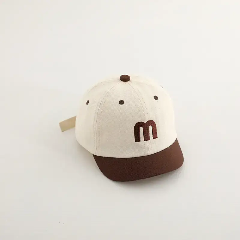 Baby Letter M Cap Beige Spring Autumn Korean Fashion