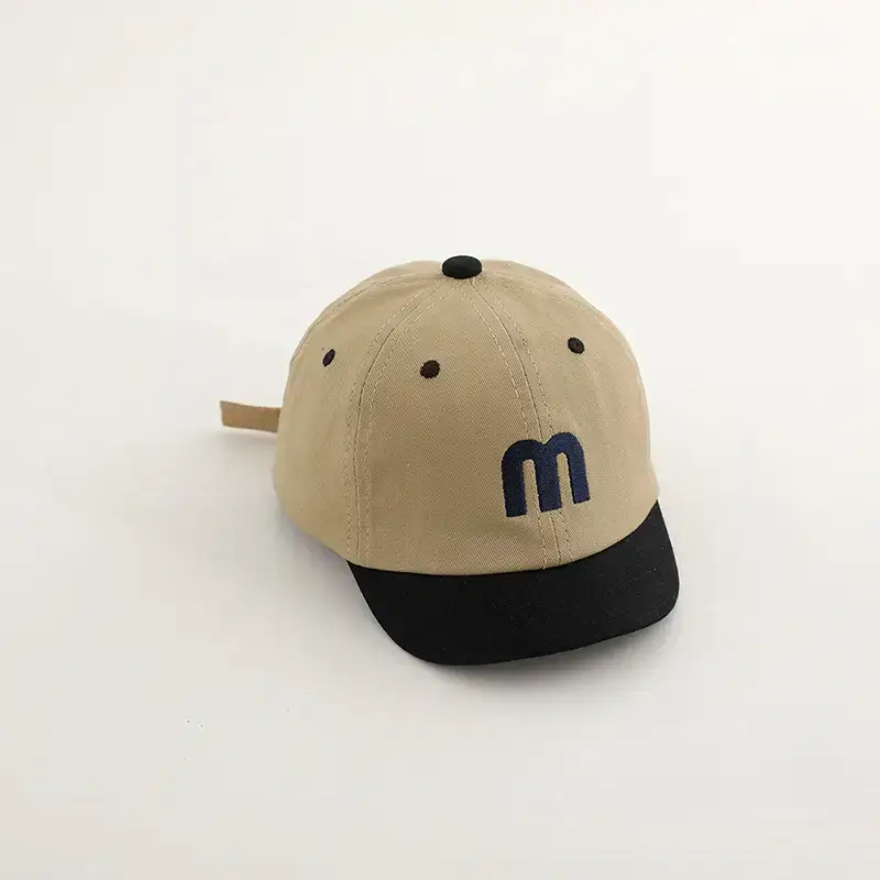 Baby Letter M Cap Beige Spring Autumn Korean Fashion