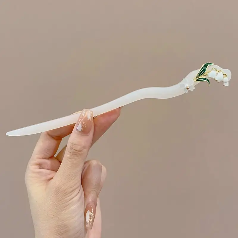New Chinoiserie Flower Hairpin for Women - Image 100