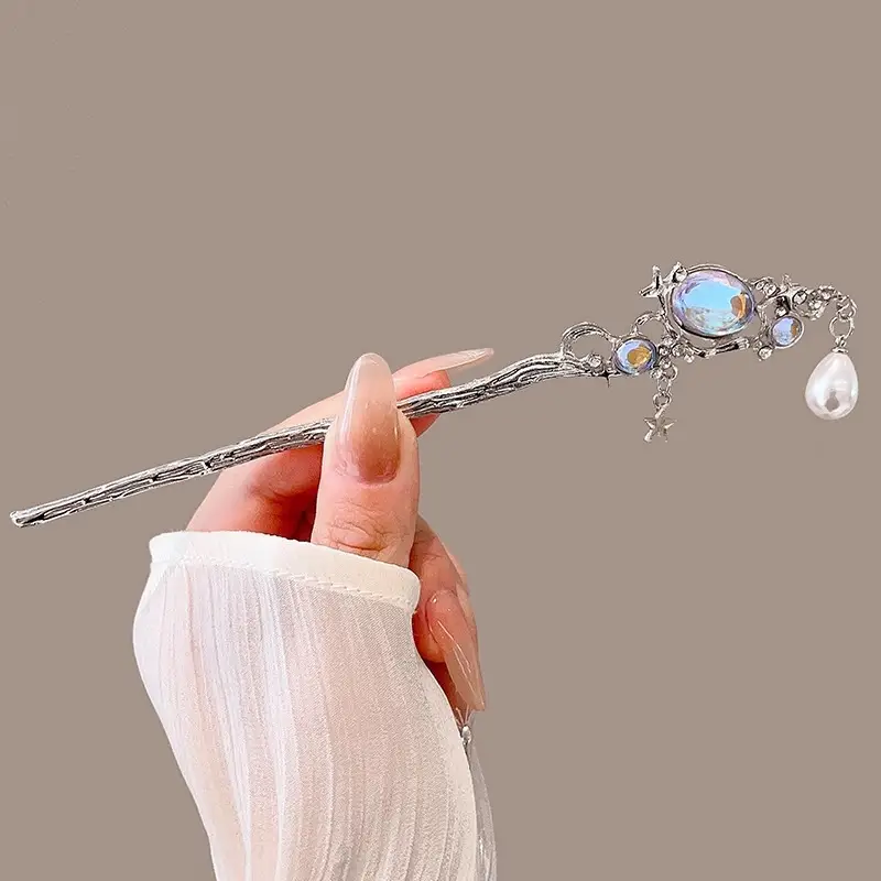 New Chinoiserie Flower Hairpin for Women - Image 10