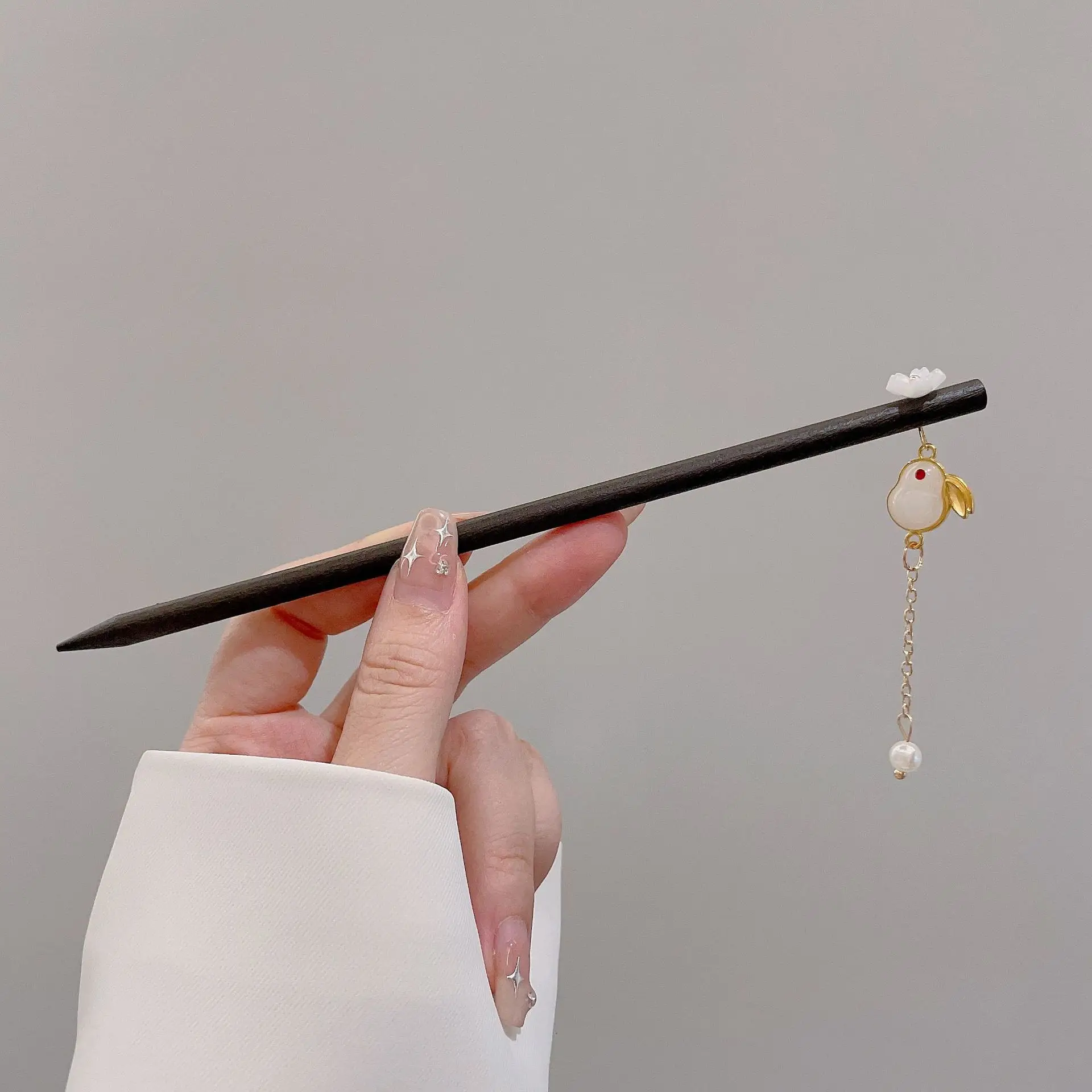 New Chinoiserie Flower Hairpin for Women - Image 106