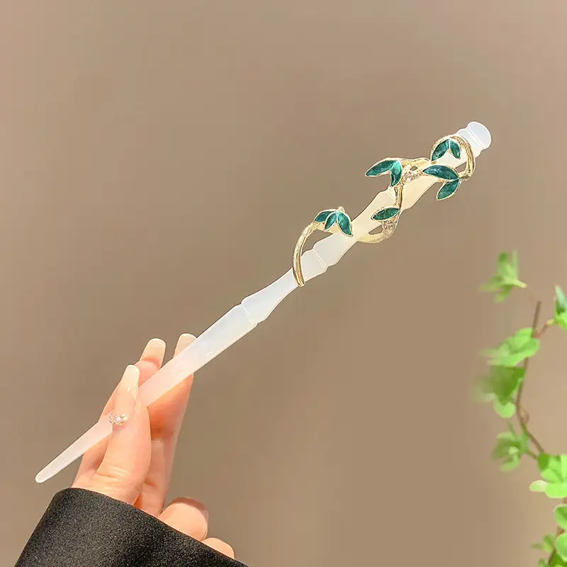 New Chinoiserie Flower Hairpin for Women - Image 114