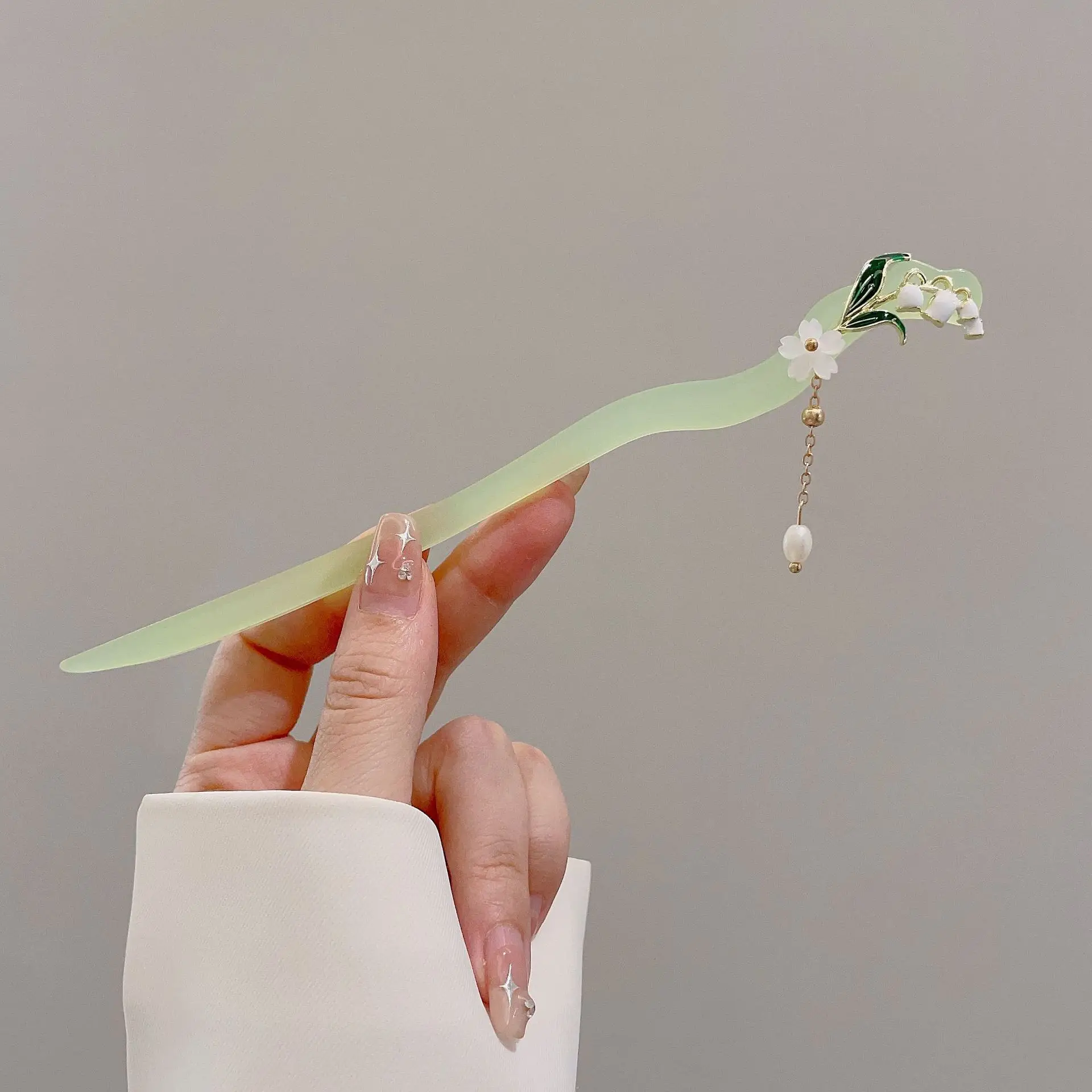 New Chinoiserie Flower Hairpin for Women - Image 25