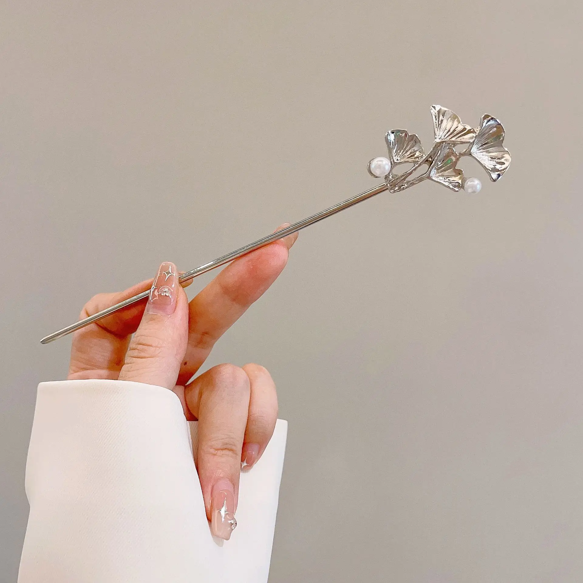 New Chinoiserie Flower Hairpin for Women - Image 28