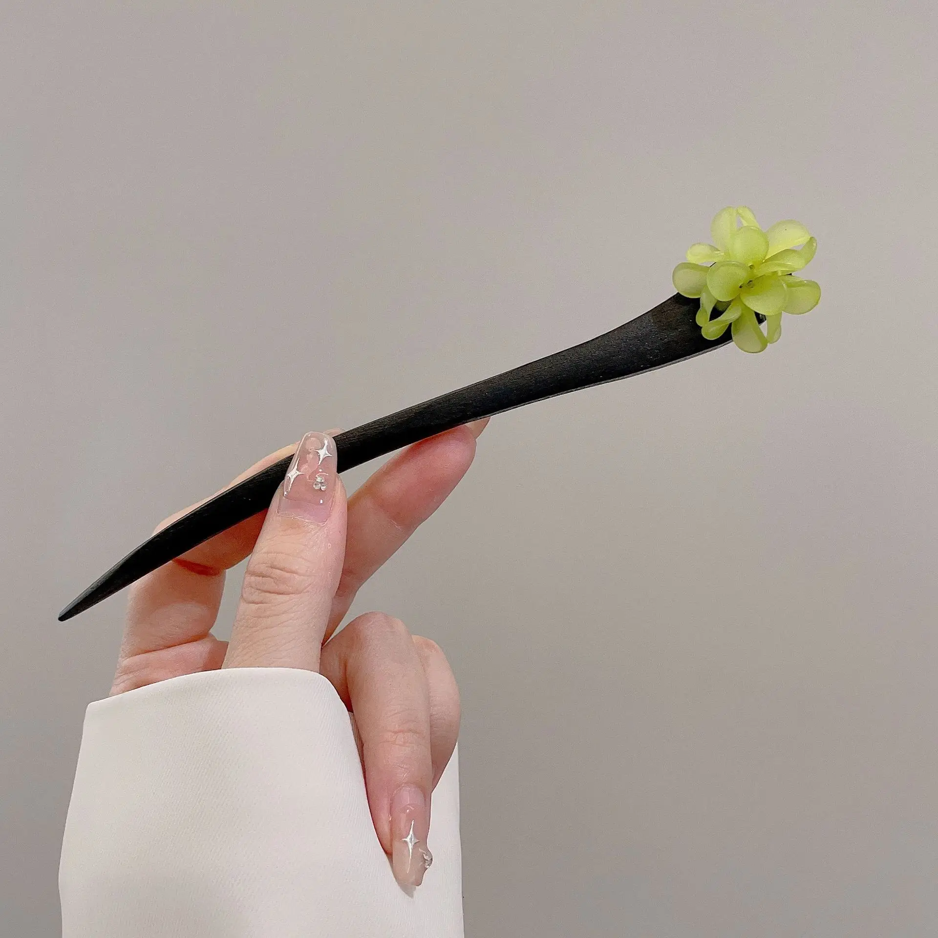 New Chinoiserie Flower Hairpin for Women - Image 29