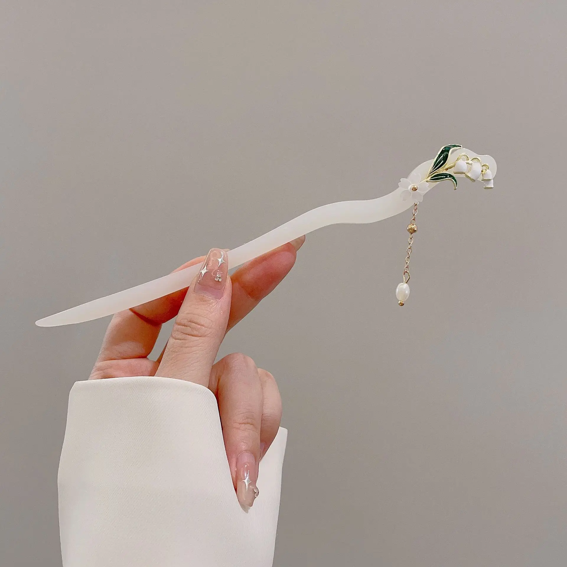 New Chinoiserie Flower Hairpin for Women - Image 32