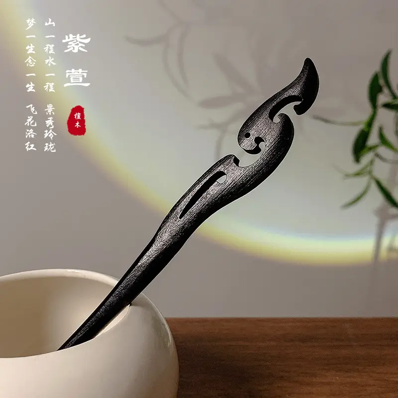 New Chinoiserie Flower Hairpin for Women - Image 49