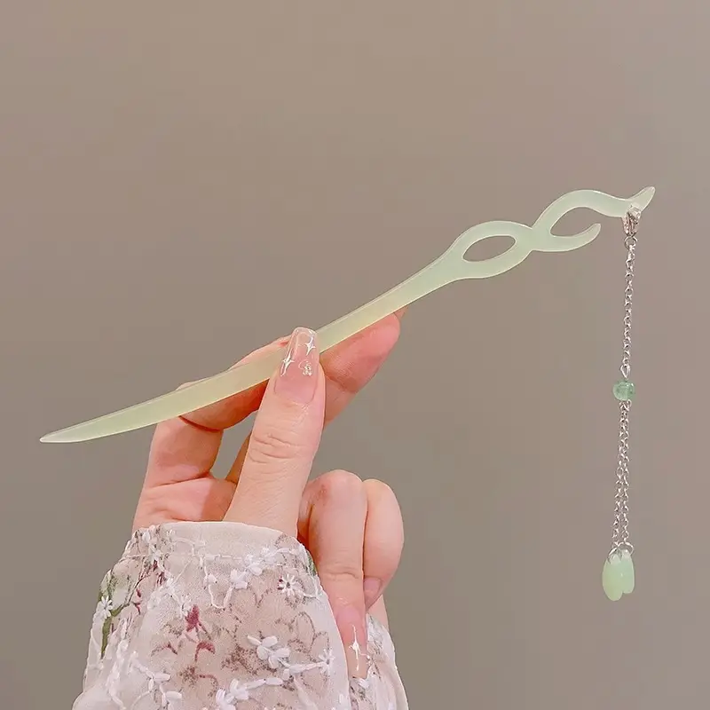 New Chinoiserie Flower Hairpin for Women - Image 52