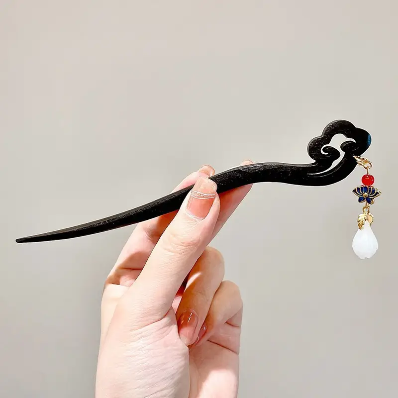 New Chinoiserie Flower Hairpin for Women - Image 62