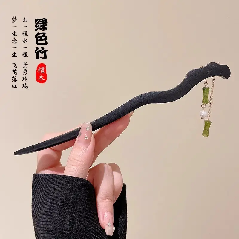New Chinoiserie Flower Hairpin for Women - Image 65