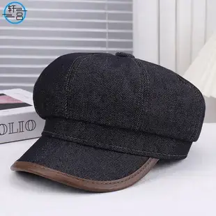 Women's Brown Rhinestone Cap with Letter Design — feature 5