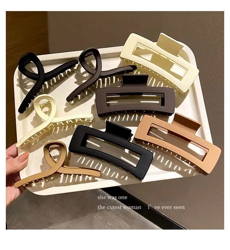 Oversized Hair Clips Shark Clip 15cm High Sense — feature 11