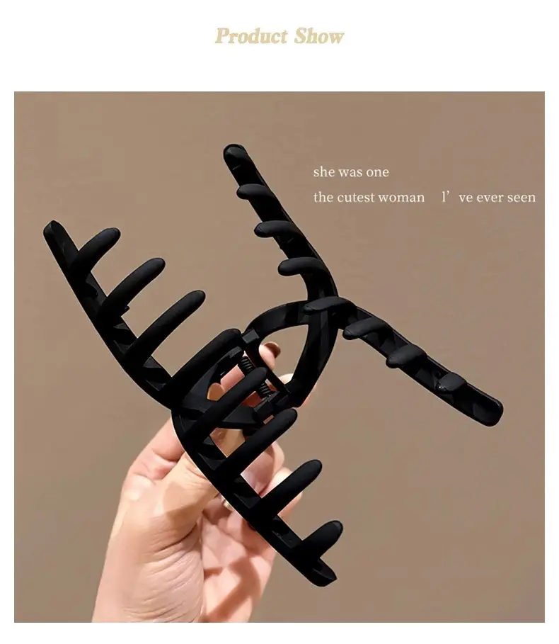 Oversized Hair Clips Shark Clip 15cm High Sense — feature 9