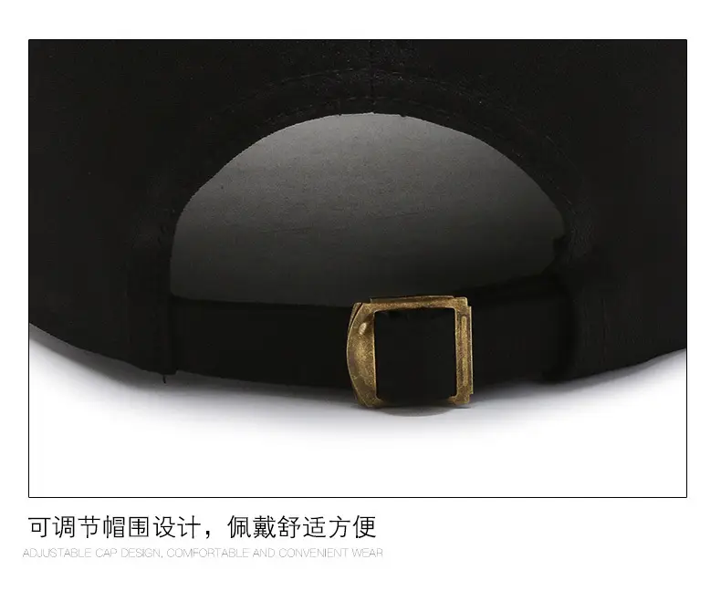 Black Baseball Cap for Men Sun Protection Casual Wear — feature 13