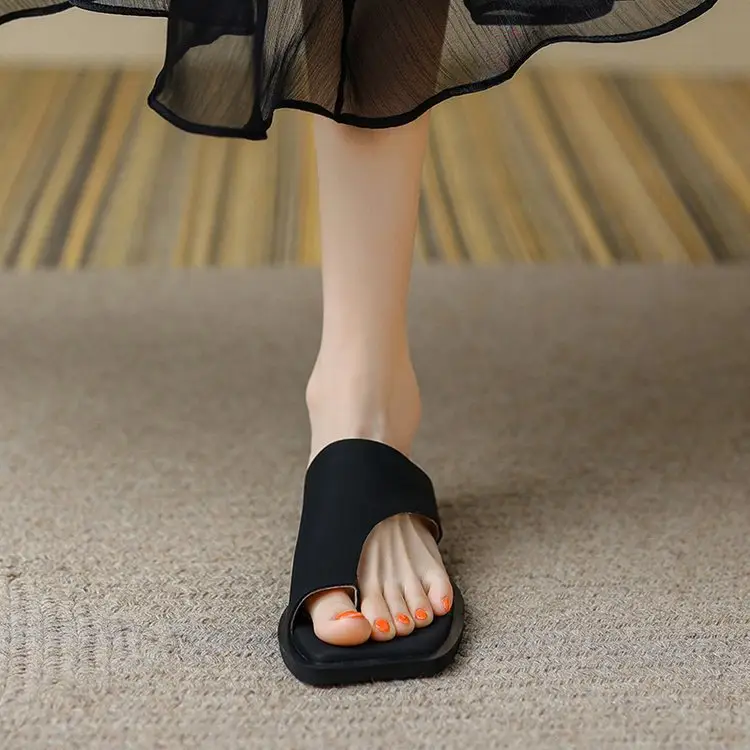 Women's White French Style Beach Slippers 2024 — feature 10