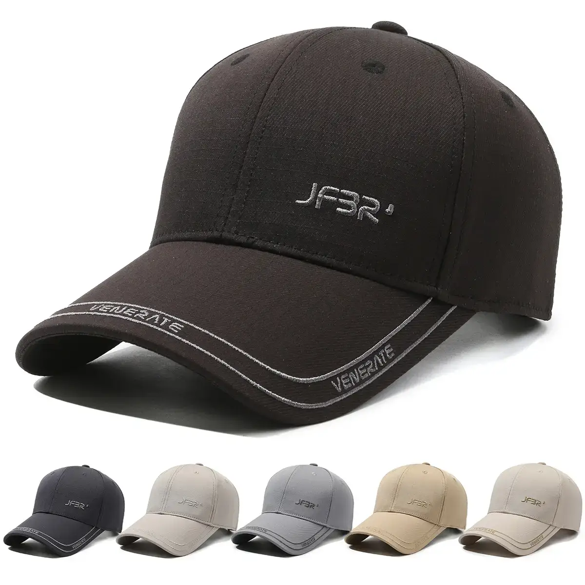 Men's Grey JFAR Baseball Cap - Image 6