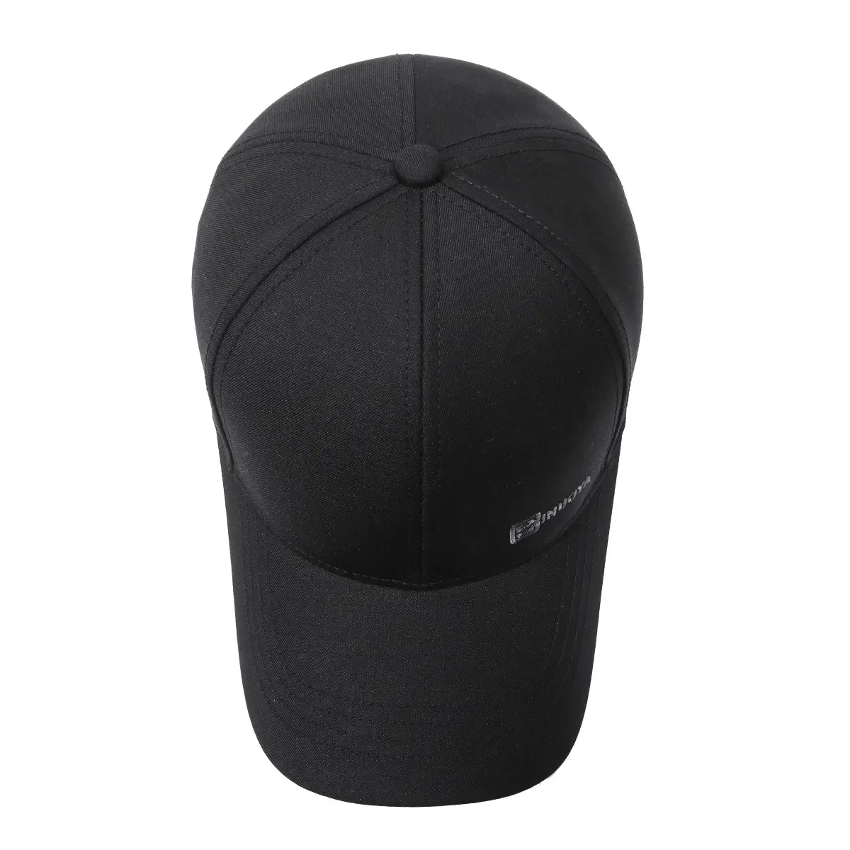 Men's Black Peak Cap Sun Hat All-Match Baseball - Image 9