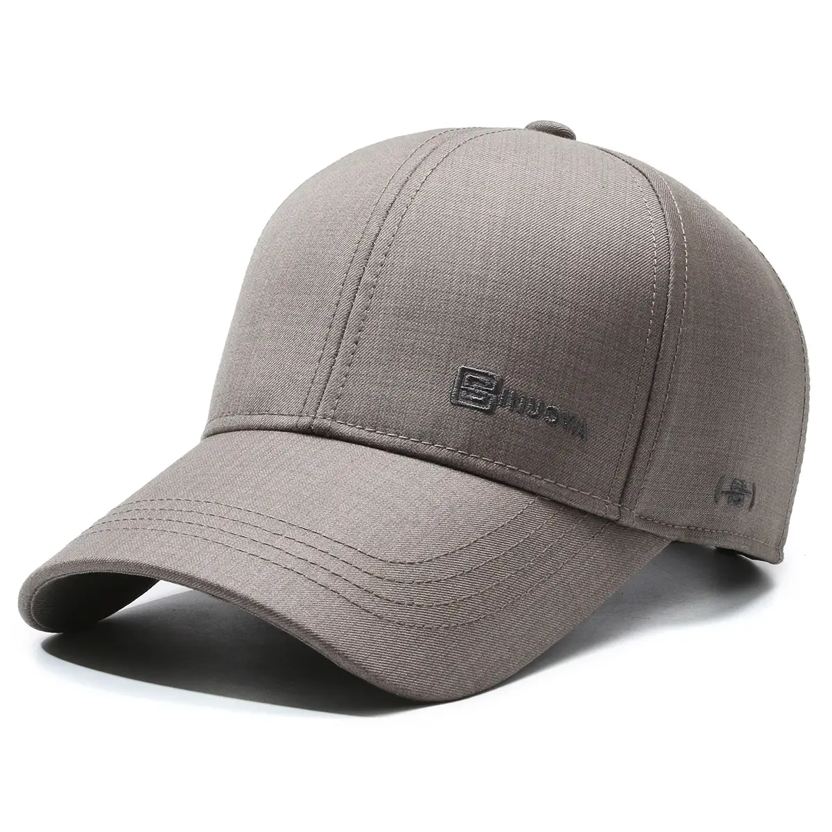 Men's Black Peak Cap Sun Hat All-Match Baseball - Image 4