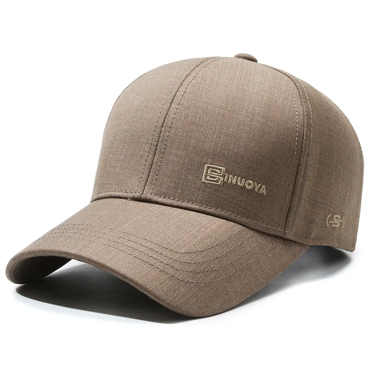 Men's Black Peak Cap Sun Hat All-Match Baseball - Image 5