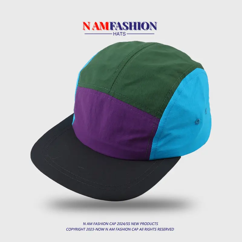 Men's Multi Color Baseball Cap Summer Green Blue — feature 10