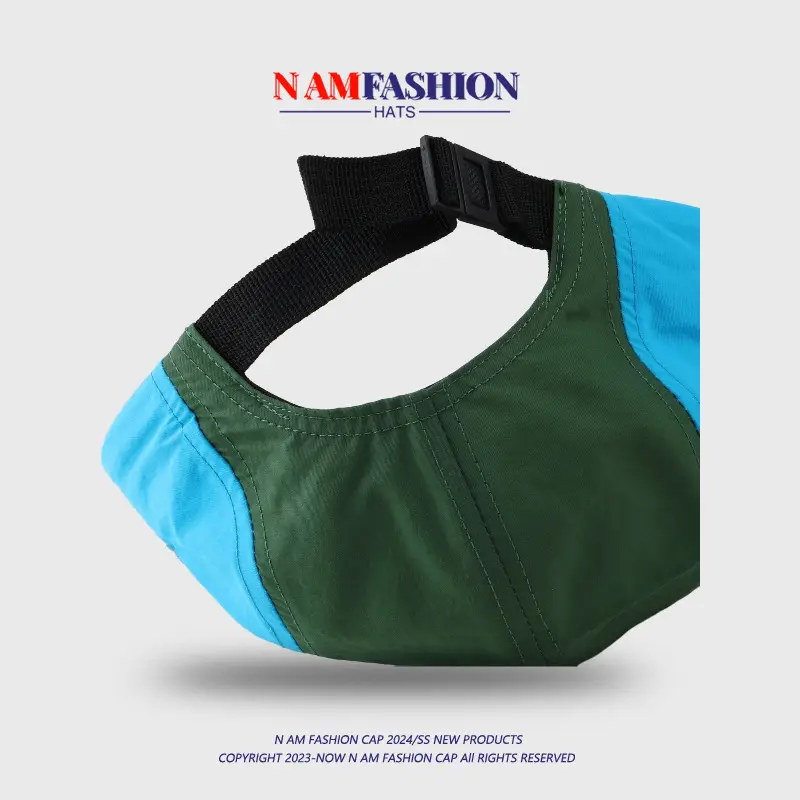 Men's Multi Color Baseball Cap Summer Green Blue — feature 4