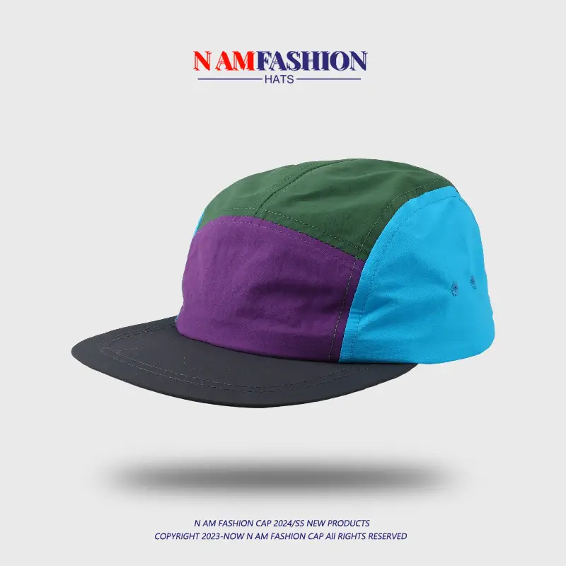 Men's Multi Color Baseball Cap Summer Green Blue — feature 9
