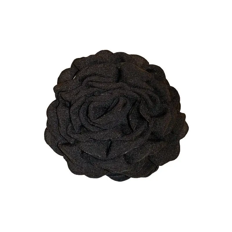 Gray Rose Hairpin for Women, 9CM Size, Durable Clip - Image 18