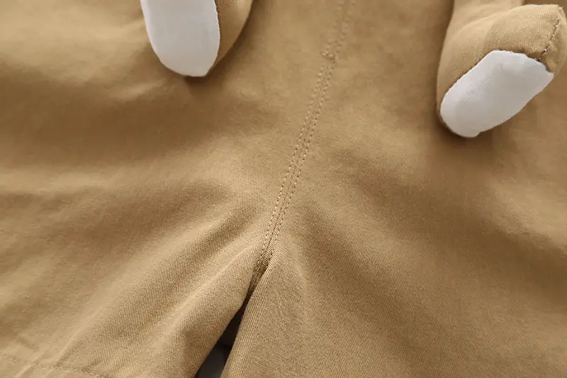 Yihao Boys' Printed T-Shirt & Overalls Suit Brown — feature 15