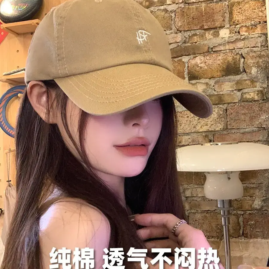 Japanese Style Red Baseball Cap for Women Spring Summer - Image 9