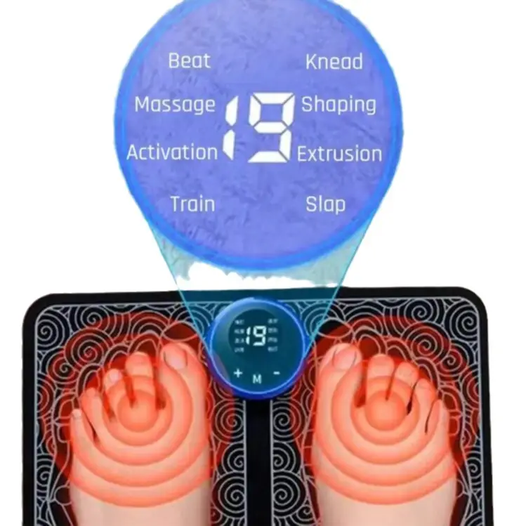 Rechargeable Electric Foot Massager Pad for Relief