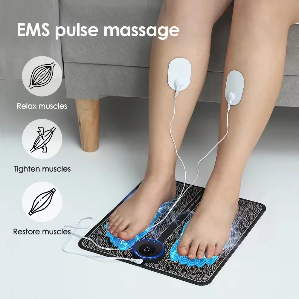 Rechargeable Electric Foot Massager Pad for Relief — feature 1